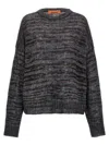 Missoni Tie-dye Pattern Knit Sweater In Gray
