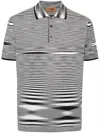 Missoni Handcrafted Knit Polo Shirt With Tie-dye Print