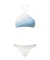 Missoni Bikini With Tie Dye Pattern In Blue
