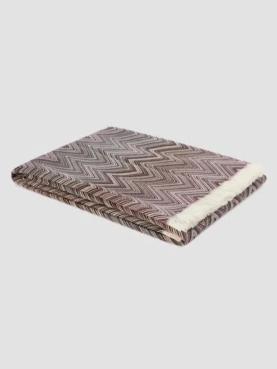 Missoni Timmy Zigzag Wool Throw In Multi