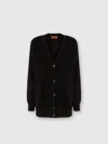 Missoni Tonal Chevron Oversized Cardigan In Black