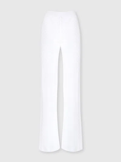 MISSONI GERADE HOSE MIT FARBLICH ABGESTIMMTEM CHEVRON-MUSTER