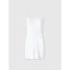 Missoni Tonal Chevron Sleeveless Mini-dress In White