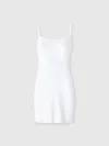 Missoni Tonal Chevron Sleeveless Mini-dress In White