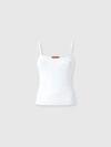 Missoni Tonal Chevron Tank Top In White