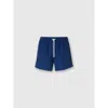 Missoni Tonal Zigzag Swim Trunks In Blue