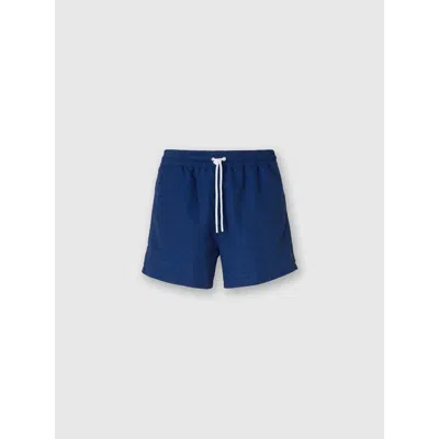 Missoni Tonal Zigzag Swim Trunks In Blue