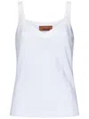 Missoni Raschel Knit Top With Tone-on-tone Zigzag Pattern