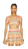 Missoni Top In All Over Multi Tetris
