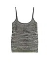 Missoni Deep Neckline Sequined Tank Top In Green