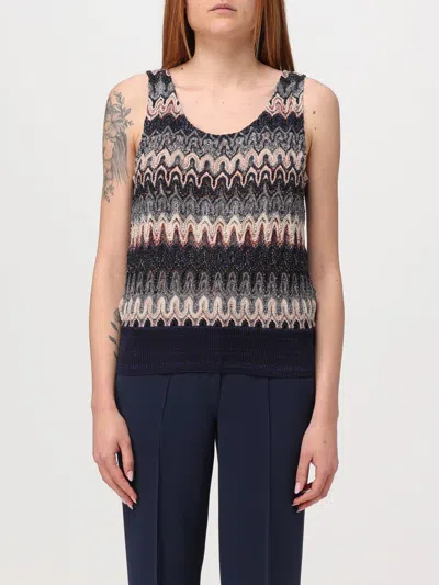 Missoni Wave-pattern Tank Top In Multi