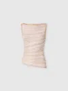Missoni Stripe Embellished Sleeveless Top In Multi