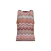 Missoni Snake-pattern Viscose Sleeveless Top In Multi
