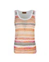 Missoni Zigzag-pattern Tank Top In Multicolour