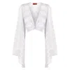 Missoni Zig Zag Cropped Blouse In White