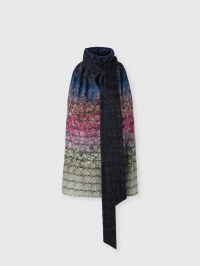 Missoni Top With Iridescent Kaleidoscopic Motif In Multi