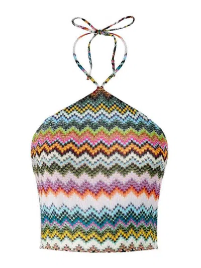 MISSONI TOP - AZUL