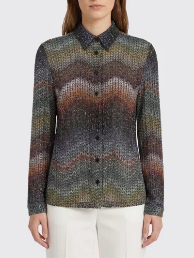 MISSONI MISSONI SHIRT WOMAN COLOR MULTICOLOR,H96761005