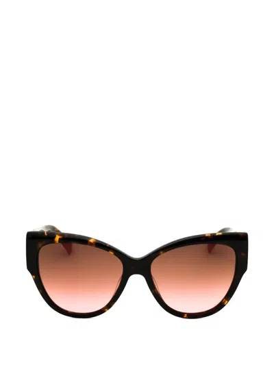 Missoni Tortoiseshell-effect Cat-eye Sunglasses In Pink