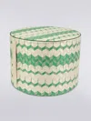 Missoni Zigzag-design Cylinder-shape Pouf In Multicoloured