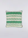 Missoni Tread 40x40 Cm Chevron 3d Effect Cushion In Multicoloured