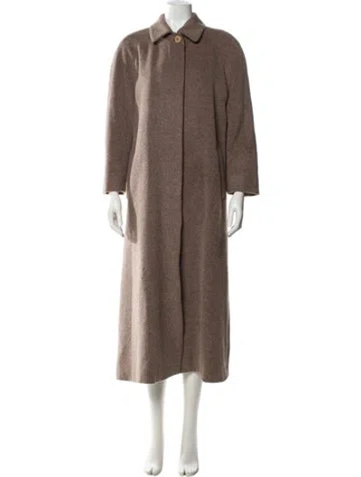 Pre-owned Missoni Trench Coat In Brown