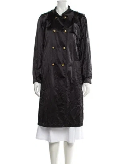 Pre-owned Missoni Trench Coat In Gray