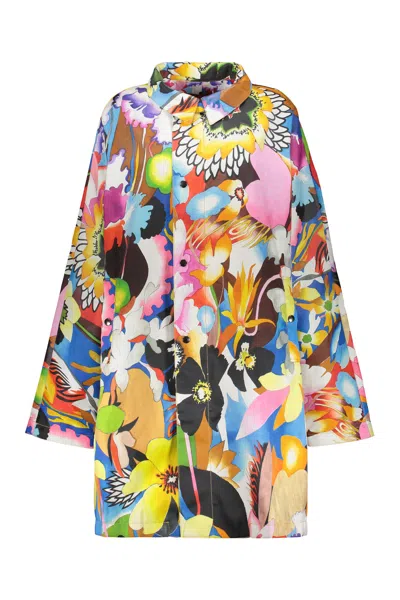 Missoni Trench Coat In Multi