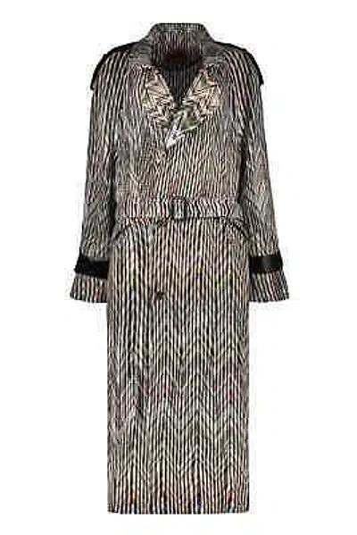 Pre-owned Missoni Trench Coat In Multicolor