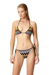 Missoni Triangel-bikini Aus Lamé-viskose-spitze In Multicoloured1