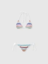 Missoni Chevron-pattern Tie Bikini In Multi
