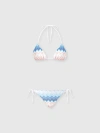 Missoni Triangel-bikini Aus Viskosemischung Zick-zack-lamé In Multicoloured