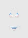 Missoni Triangel-bikini Aus Viskosemischung Zick-zack-lamé In Multicoloured