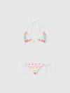 Missoni Triangle Bikini In Viscose With Floral Motif In Multi