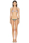 Missoni Triangle Bikini Set In Multi