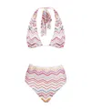 Missoni Triangle Bikini Set In Pink