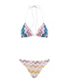Missoni Triangle Bikini Set In White