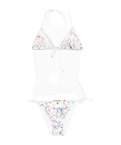 Missoni Triangle Bikini Swimsuit In Multi