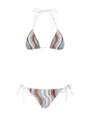Missoni Bikini Set Multicolor W/white Base In Multicolour