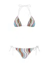Missoni Bikini Set Multicolor W/white Base In Multicolour