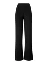 Missoni Straight Long Pants In Chevron Pattern In Black