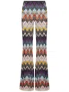 Missoni Chevron-pattern Trousers In Multi