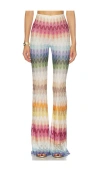 Missoni Mid-rise Flared Pants In Multi