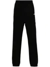 Missoni Chevron-inserts Cotton Track Pants In Black