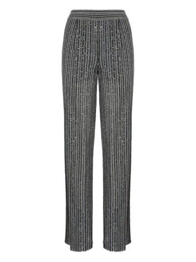 MISSONI TROUSERS BLACKS AND GREYS