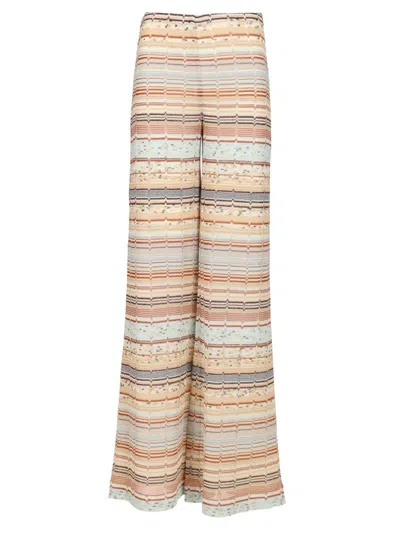 Missoni Patterned Palazzo Pants Trousers Multicolor