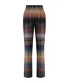 Missoni Trumpet Pants With Snake Pattern In Multi