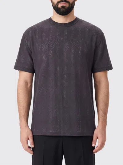 Missoni T-shirt Men Color Red In Gray