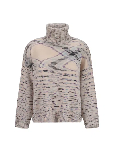 Missoni Turtleneck Sweater In Multicolour