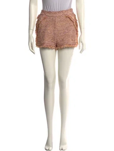 Pre-owned Missoni Tweed Pattern Mini Shorts In Multi